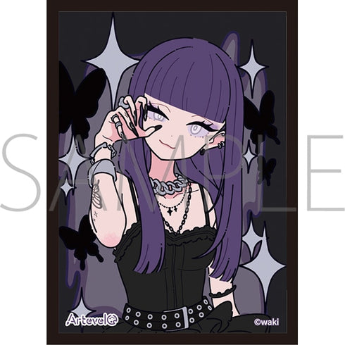 『Artevelo』カードスリーブ わき「黒蝶」(art-004)